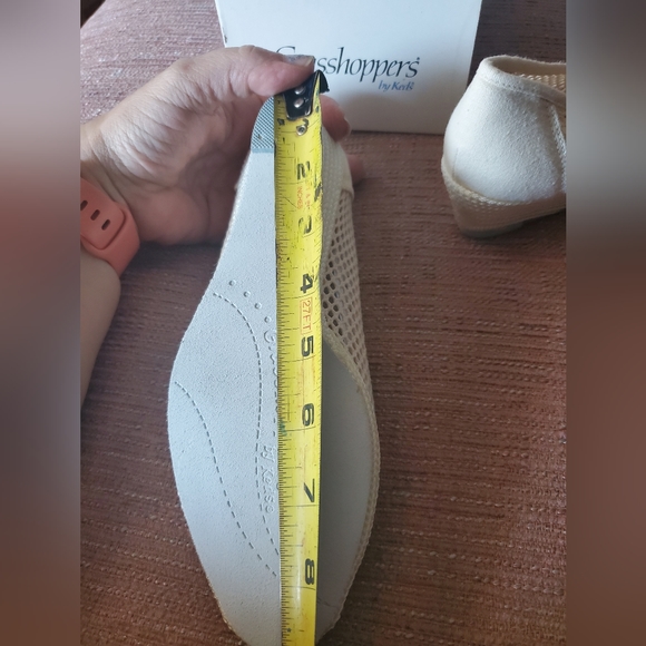 Shoes grasshoppers by keds , 7M, Lilac beige,original box, vintage, espadrilles - Picture 3 of 6